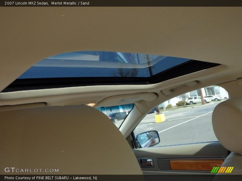 Merlot Metallic / Sand 2007 Lincoln MKZ Sedan