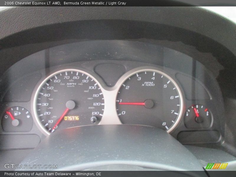 Bermuda Green Metallic / Light Gray 2006 Chevrolet Equinox LT AWD