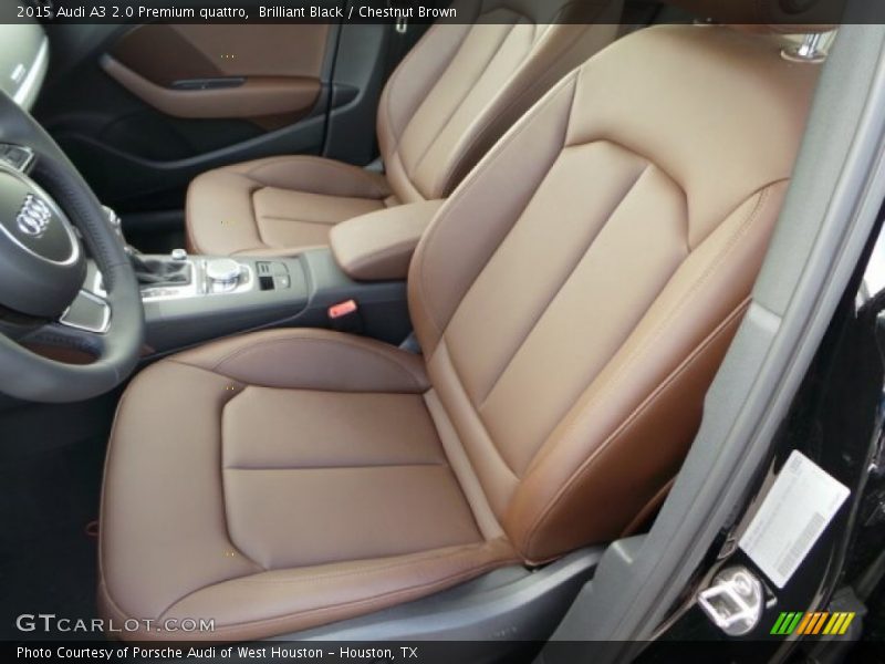 Front Seat of 2015 A3 2.0 Premium quattro