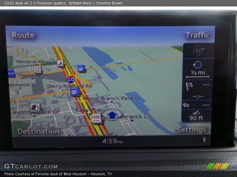 Navigation of 2015 A3 2.0 Premium quattro