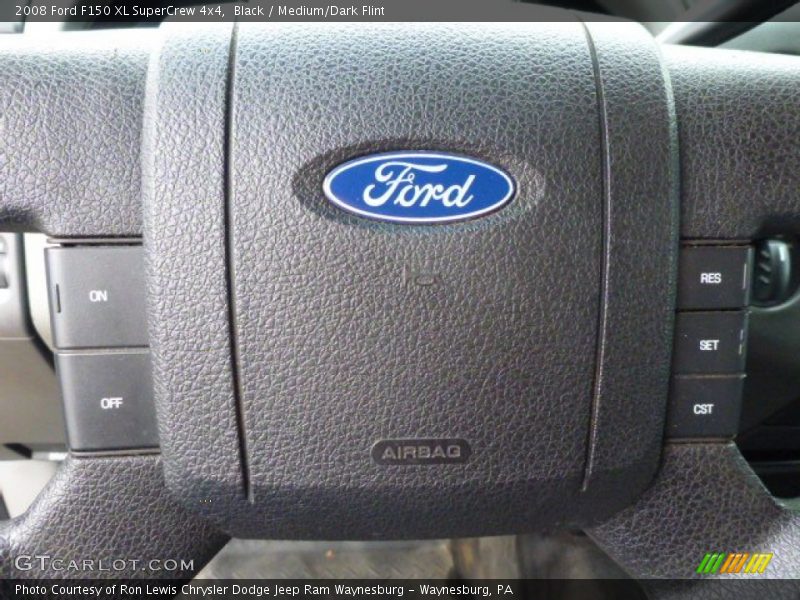 Black / Medium/Dark Flint 2008 Ford F150 XL SuperCrew 4x4