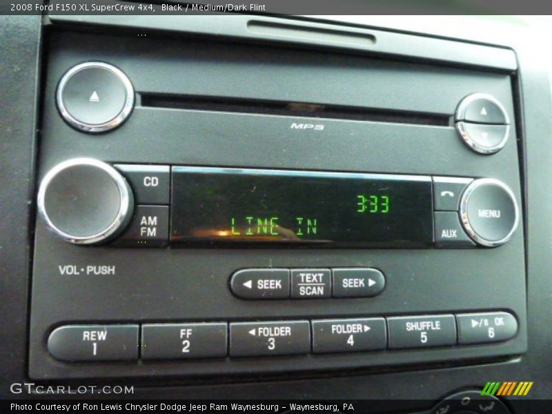 Audio System of 2008 F150 XL SuperCrew 4x4