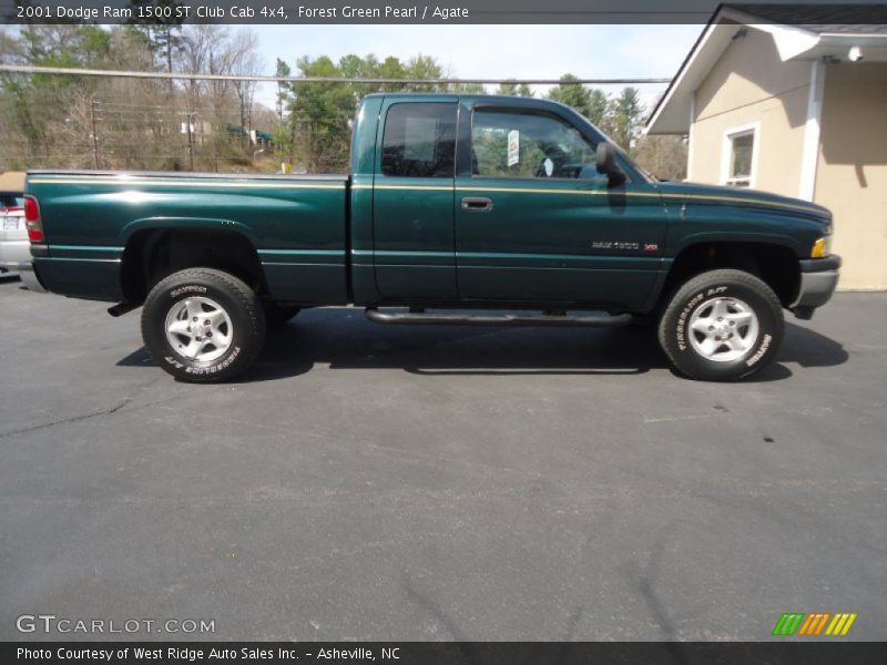 Forest Green Pearl / Agate 2001 Dodge Ram 1500 ST Club Cab 4x4