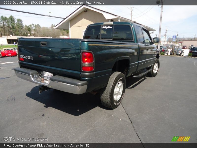 Forest Green Pearl / Agate 2001 Dodge Ram 1500 ST Club Cab 4x4