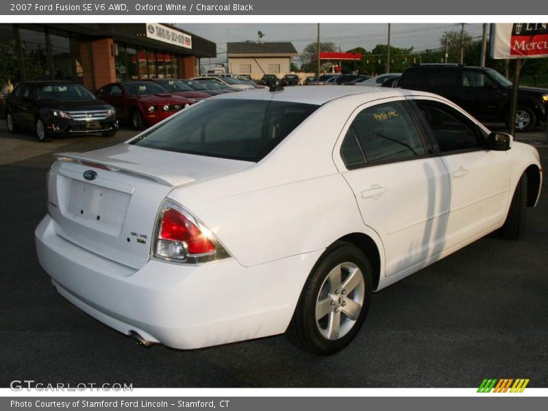 Oxford White / Charcoal Black 2007 Ford Fusion SE V6 AWD