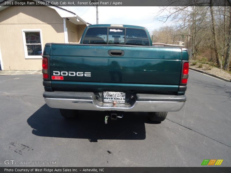 Forest Green Pearl / Agate 2001 Dodge Ram 1500 ST Club Cab 4x4