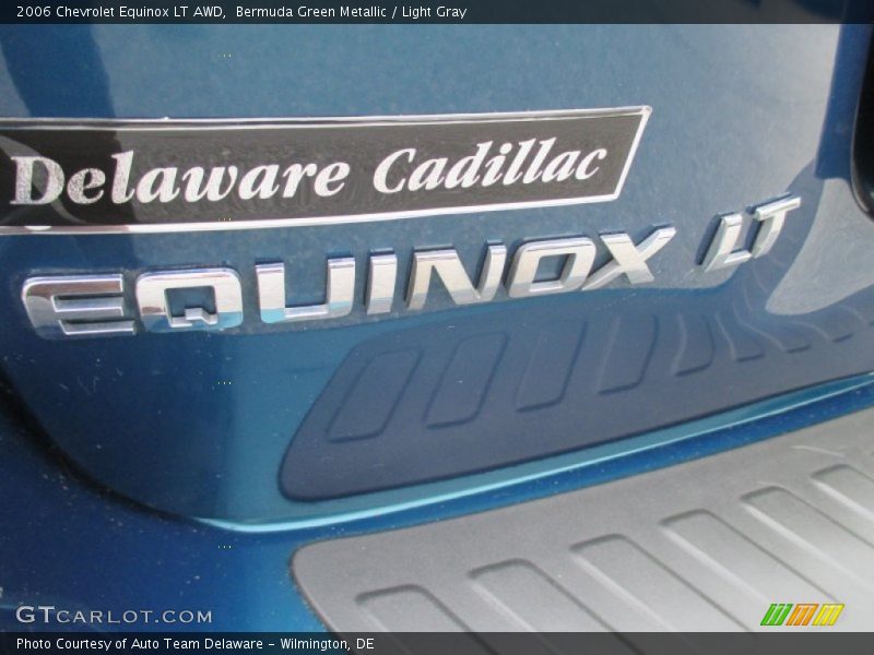 Bermuda Green Metallic / Light Gray 2006 Chevrolet Equinox LT AWD