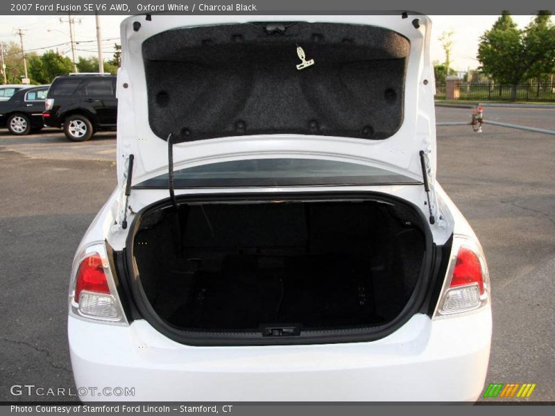 Oxford White / Charcoal Black 2007 Ford Fusion SE V6 AWD