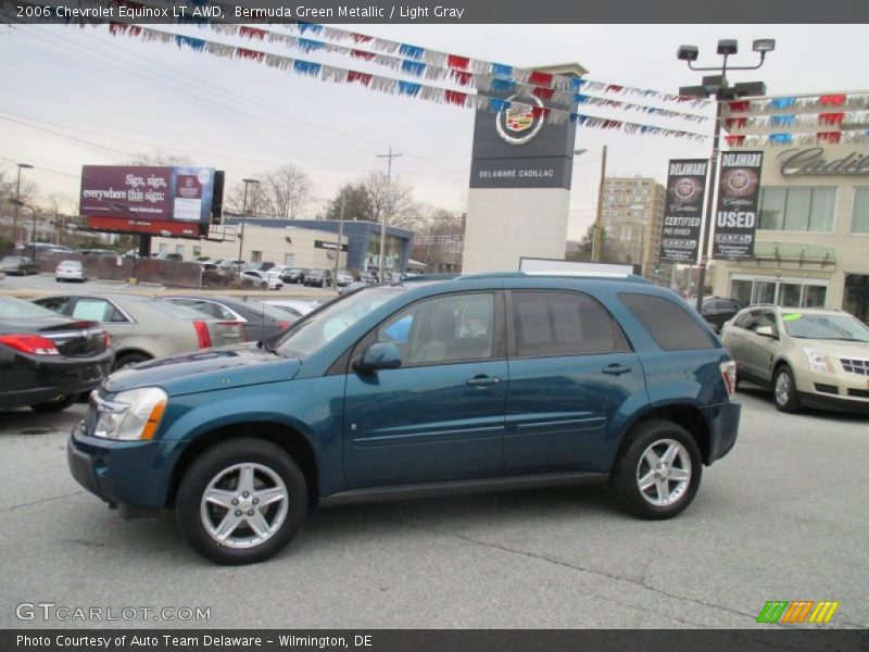 Bermuda Green Metallic / Light Gray 2006 Chevrolet Equinox LT AWD
