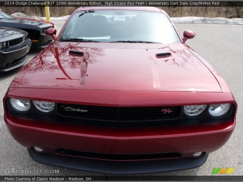 High Octane Red Pearl / Anniversary Dark Slate Gray/Molten Red 2014 Dodge Challenger R/T 100th Anniversary Edition