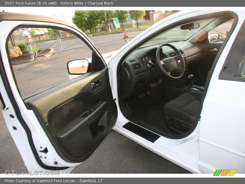 Oxford White / Charcoal Black 2007 Ford Fusion SE V6 AWD