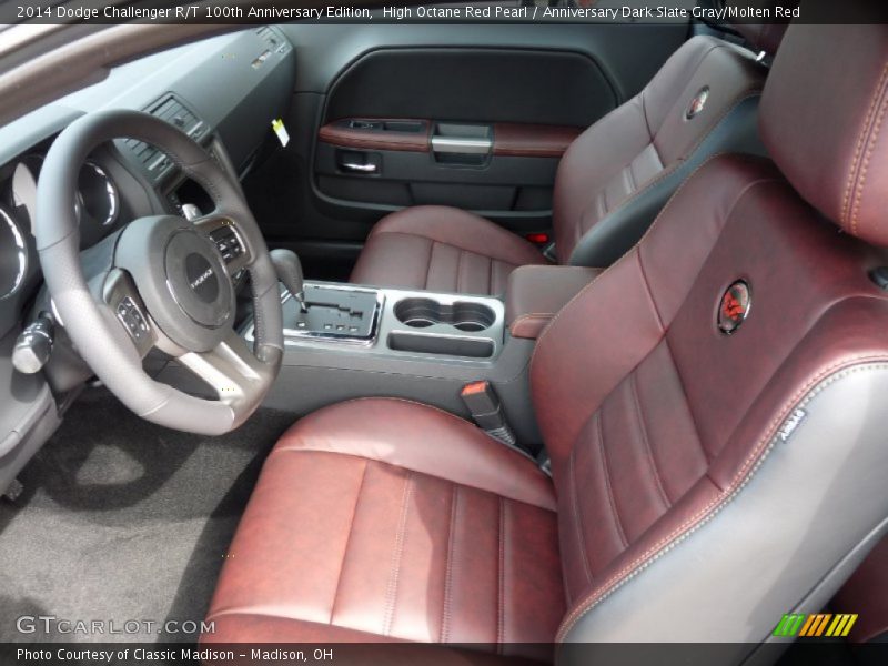  2014 Challenger R/T 100th Anniversary Edition Anniversary Dark Slate Gray/Molten Red Interior