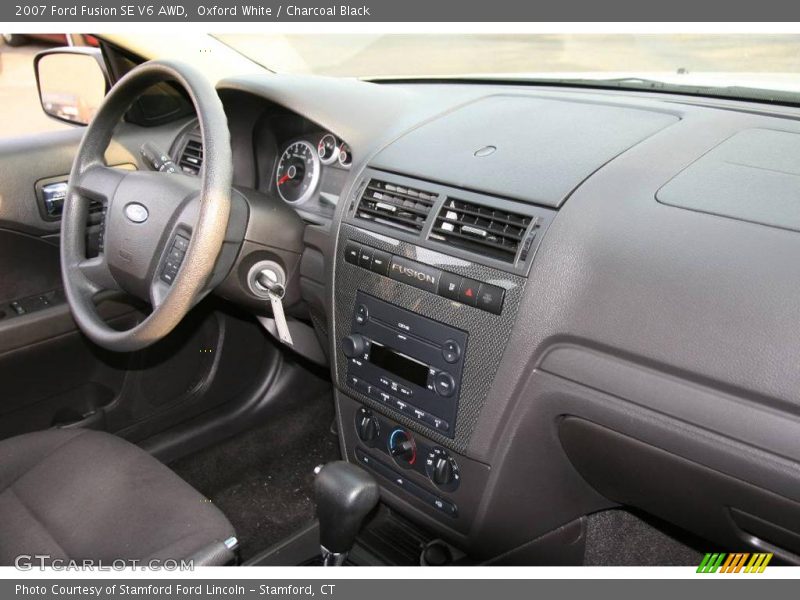 Oxford White / Charcoal Black 2007 Ford Fusion SE V6 AWD