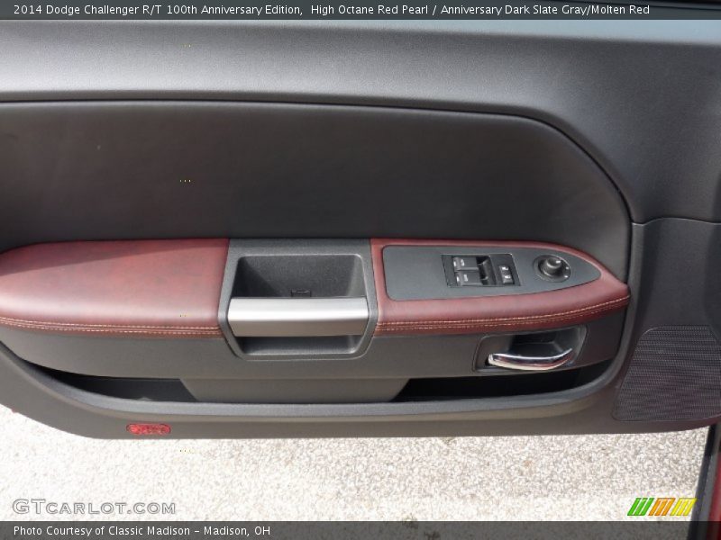 High Octane Red Pearl / Anniversary Dark Slate Gray/Molten Red 2014 Dodge Challenger R/T 100th Anniversary Edition