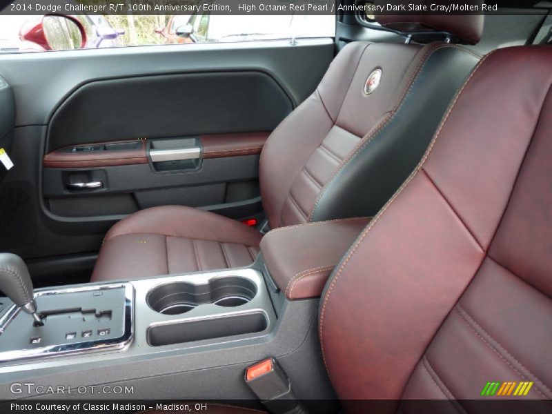 High Octane Red Pearl / Anniversary Dark Slate Gray/Molten Red 2014 Dodge Challenger R/T 100th Anniversary Edition