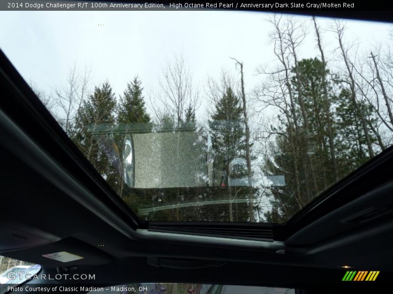 High Octane Red Pearl / Anniversary Dark Slate Gray/Molten Red 2014 Dodge Challenger R/T 100th Anniversary Edition