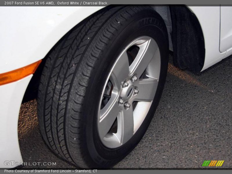 Oxford White / Charcoal Black 2007 Ford Fusion SE V6 AWD