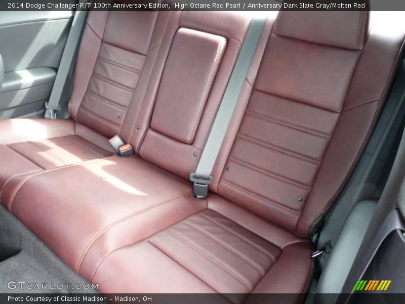 Rear Seat of 2014 Challenger R/T 100th Anniversary Edition