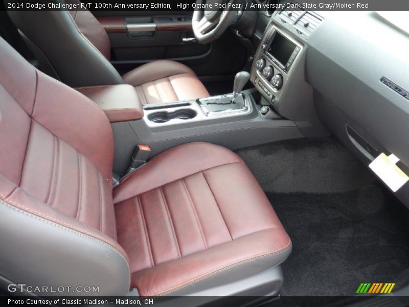 Front Seat of 2014 Challenger R/T 100th Anniversary Edition