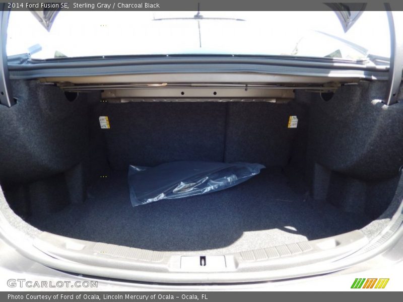 Sterling Gray / Charcoal Black 2014 Ford Fusion SE
