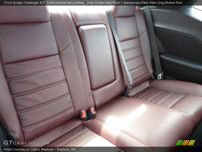 Rear Seat of 2014 Challenger R/T 100th Anniversary Edition