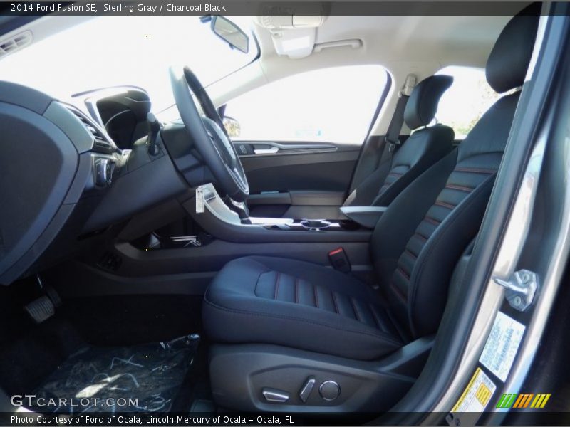 Sterling Gray / Charcoal Black 2014 Ford Fusion SE