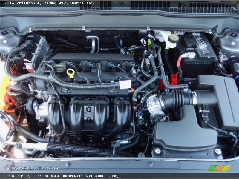 Sterling Gray / Charcoal Black 2014 Ford Fusion SE