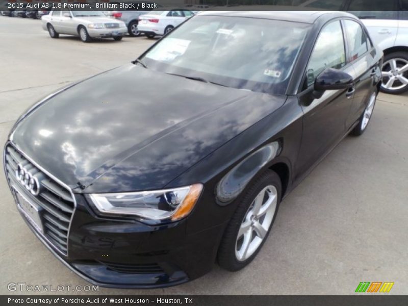 Brilliant Black / Black 2015 Audi A3 1.8 Premium