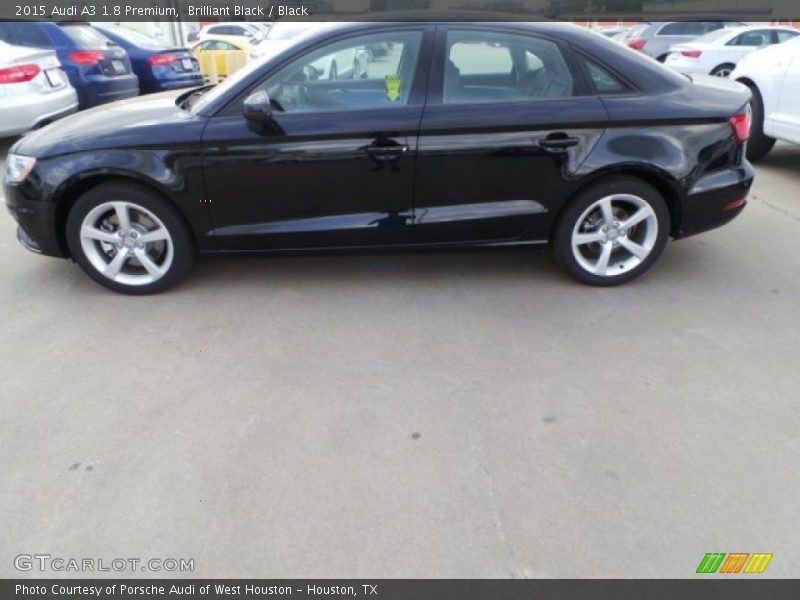 Brilliant Black / Black 2015 Audi A3 1.8 Premium