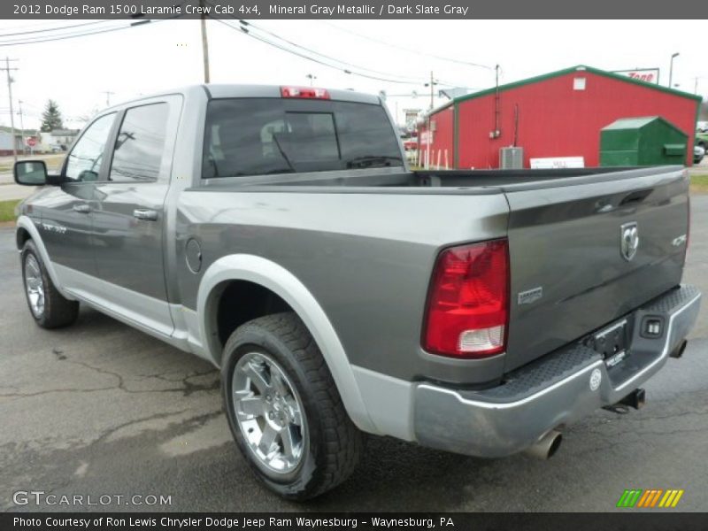 Mineral Gray Metallic / Dark Slate Gray 2012 Dodge Ram 1500 Laramie Crew Cab 4x4