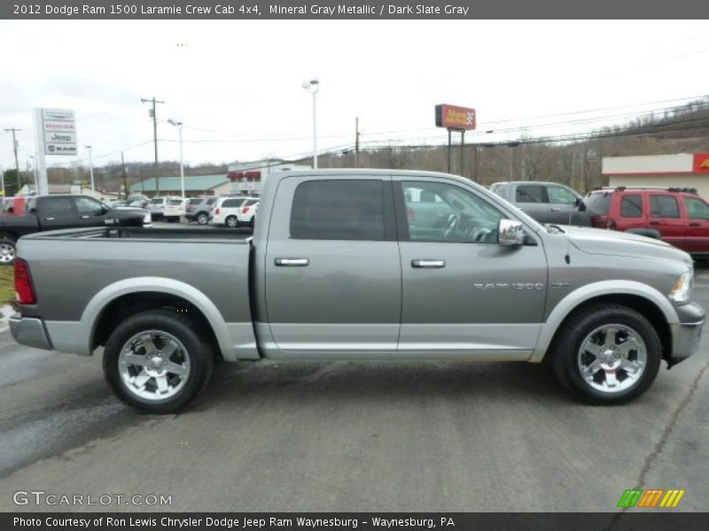 Mineral Gray Metallic / Dark Slate Gray 2012 Dodge Ram 1500 Laramie Crew Cab 4x4