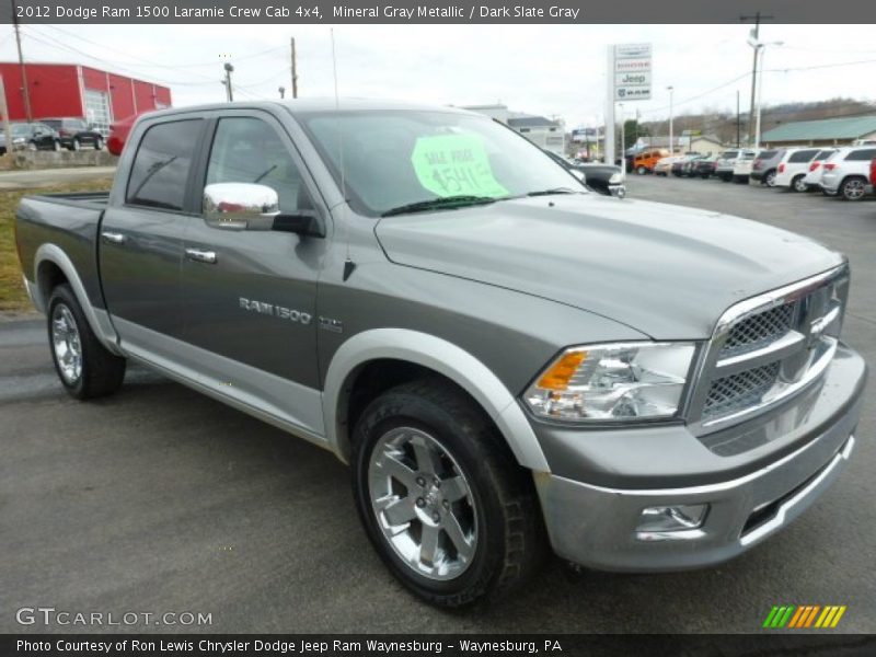Front 3/4 View of 2012 Ram 1500 Laramie Crew Cab 4x4