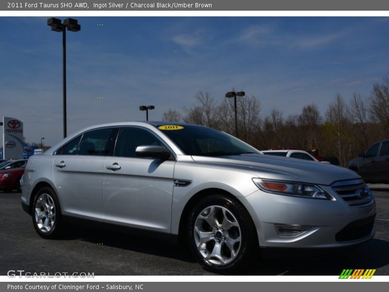 Ingot Silver / Charcoal Black/Umber Brown 2011 Ford Taurus SHO AWD