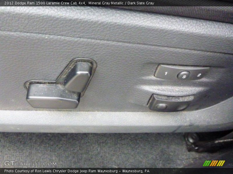Mineral Gray Metallic / Dark Slate Gray 2012 Dodge Ram 1500 Laramie Crew Cab 4x4