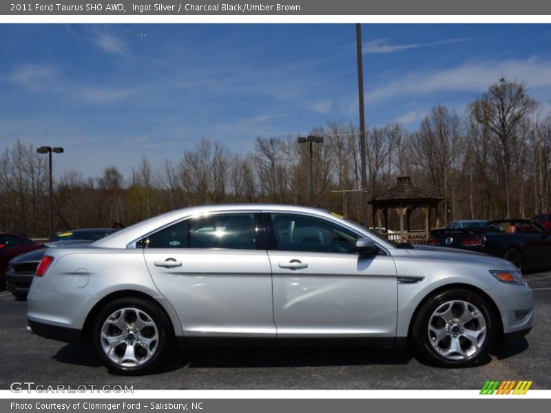 Ingot Silver / Charcoal Black/Umber Brown 2011 Ford Taurus SHO AWD