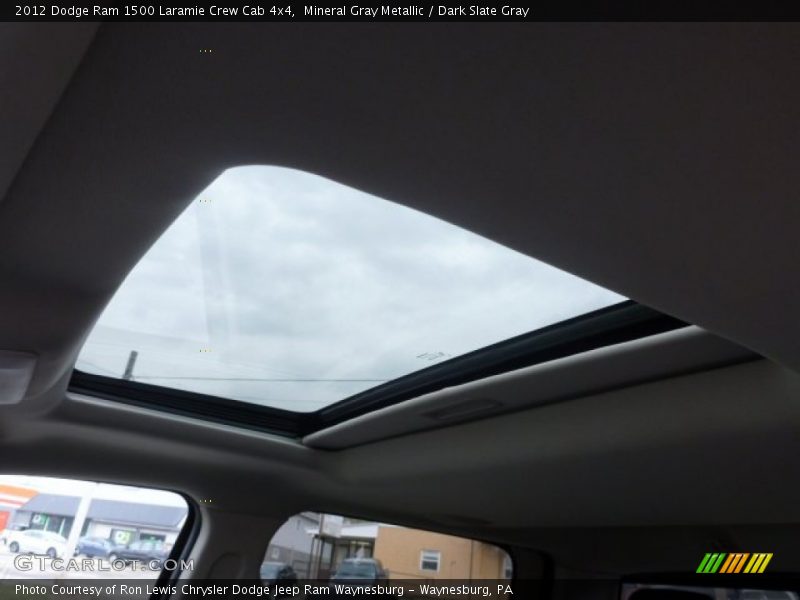 Mineral Gray Metallic / Dark Slate Gray 2012 Dodge Ram 1500 Laramie Crew Cab 4x4