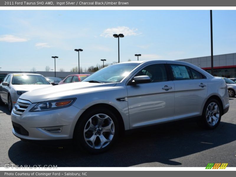 Ingot Silver / Charcoal Black/Umber Brown 2011 Ford Taurus SHO AWD