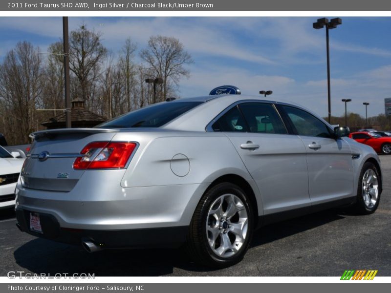 Ingot Silver / Charcoal Black/Umber Brown 2011 Ford Taurus SHO AWD