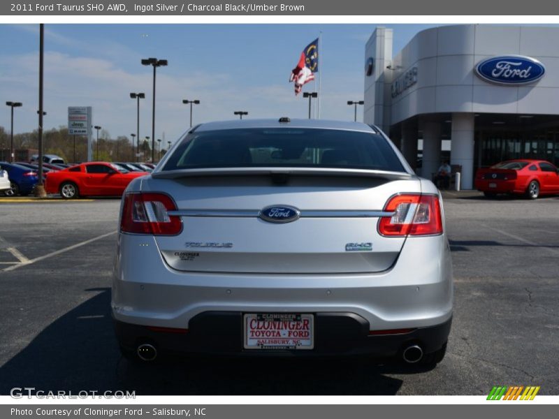 Ingot Silver / Charcoal Black/Umber Brown 2011 Ford Taurus SHO AWD