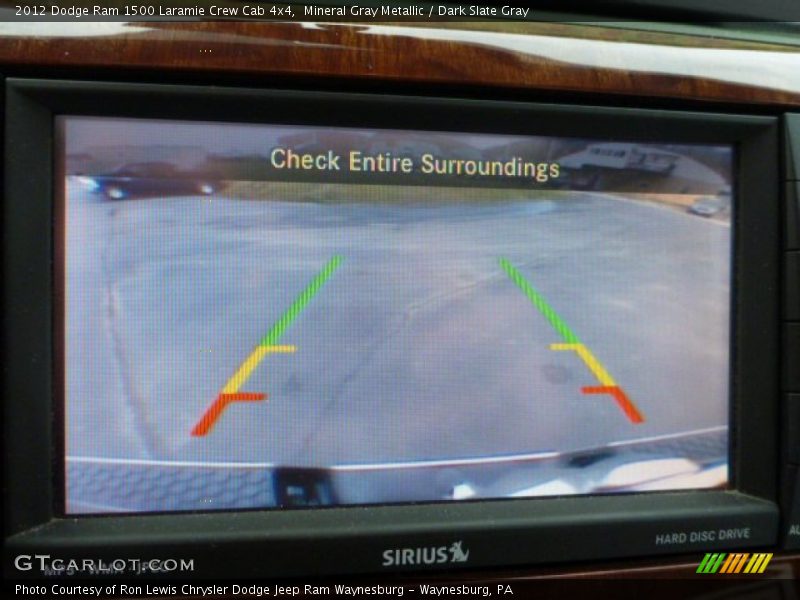 Mineral Gray Metallic / Dark Slate Gray 2012 Dodge Ram 1500 Laramie Crew Cab 4x4