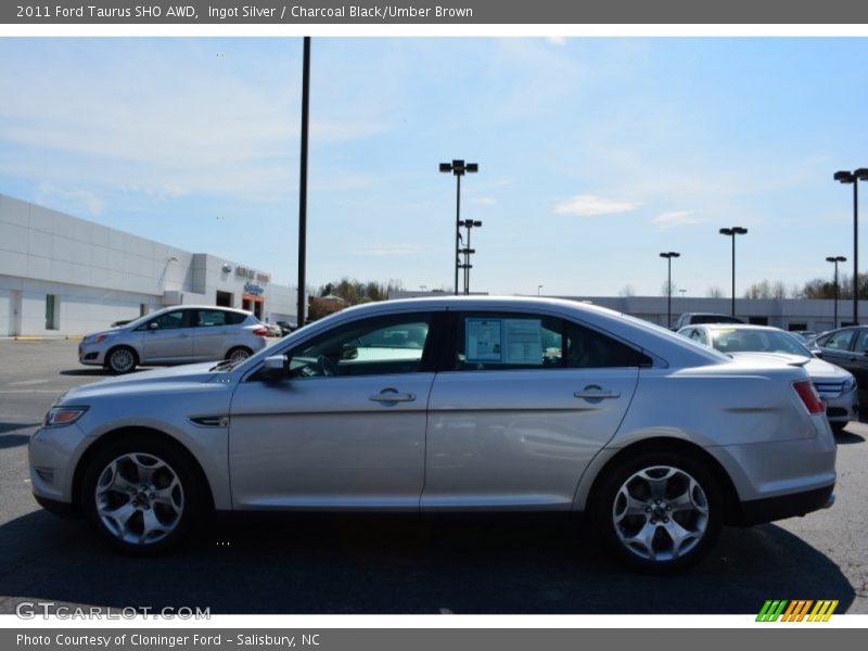 Ingot Silver / Charcoal Black/Umber Brown 2011 Ford Taurus SHO AWD