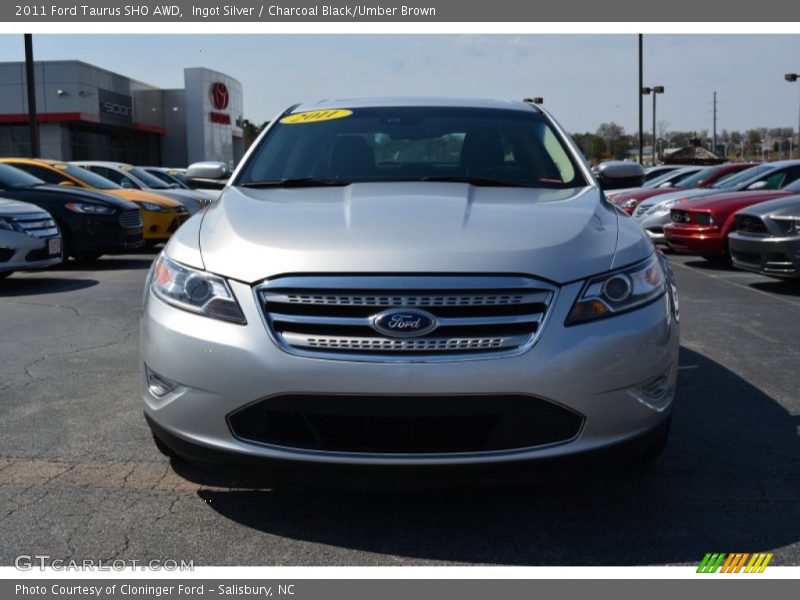 Ingot Silver / Charcoal Black/Umber Brown 2011 Ford Taurus SHO AWD