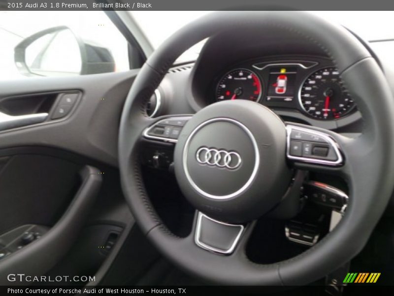 Brilliant Black / Black 2015 Audi A3 1.8 Premium