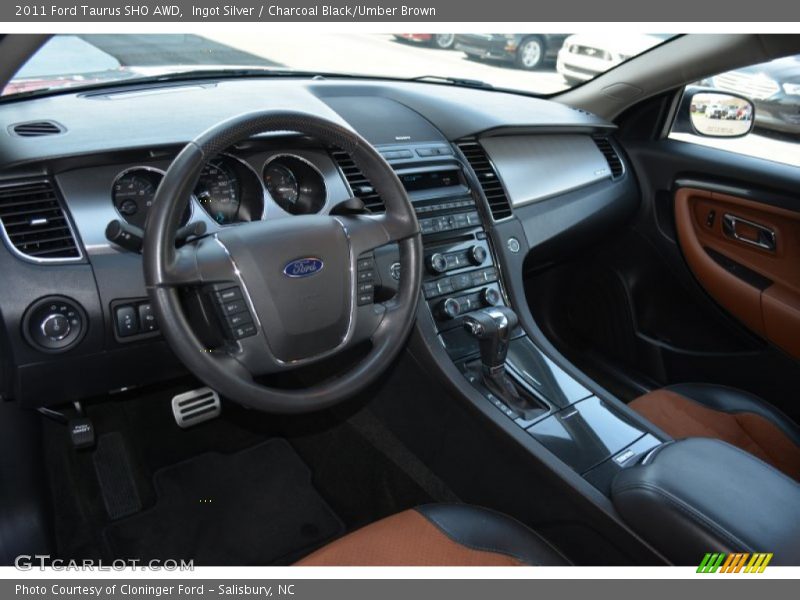 Ingot Silver / Charcoal Black/Umber Brown 2011 Ford Taurus SHO AWD