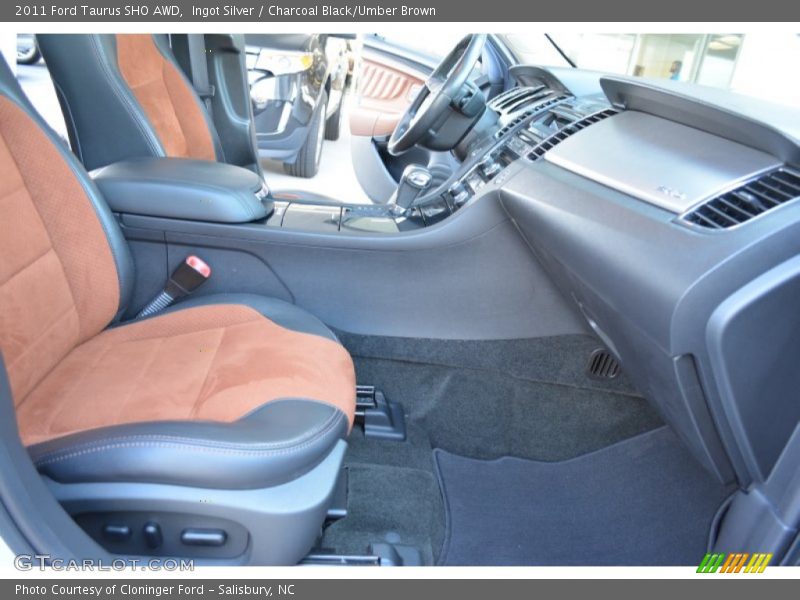 Ingot Silver / Charcoal Black/Umber Brown 2011 Ford Taurus SHO AWD