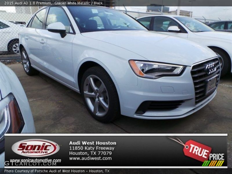 Glacier White Metallic / Black 2015 Audi A3 1.8 Premium