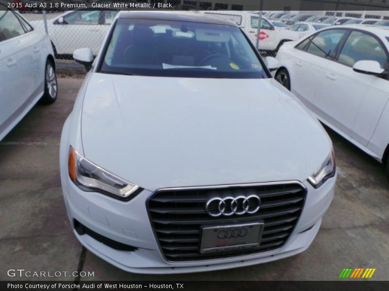 Glacier White Metallic / Black 2015 Audi A3 1.8 Premium