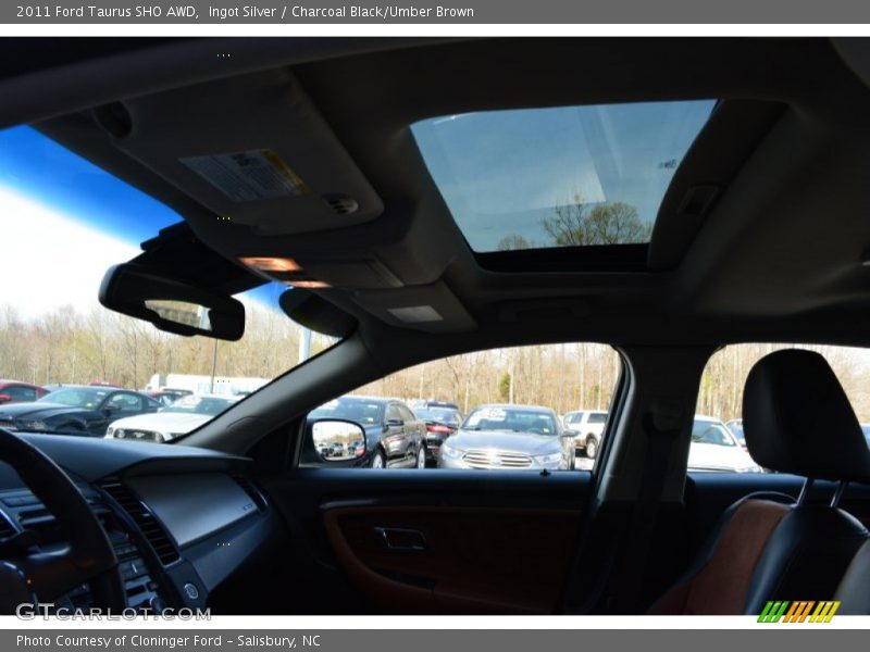 Ingot Silver / Charcoal Black/Umber Brown 2011 Ford Taurus SHO AWD