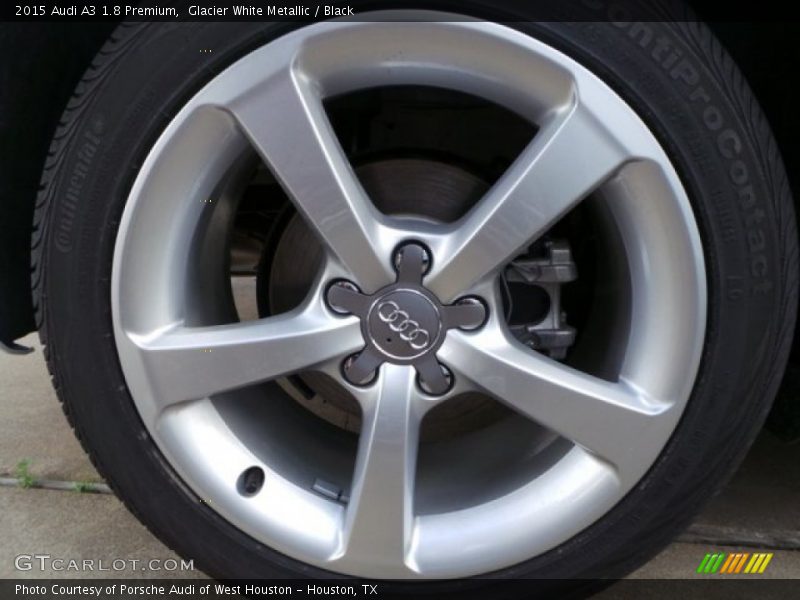 Glacier White Metallic / Black 2015 Audi A3 1.8 Premium