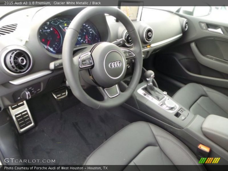 Glacier White Metallic / Black 2015 Audi A3 1.8 Premium